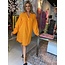 Femalicious collection Spain Oversized Dress Orange Long V-Neck