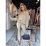 Femalicious collection Let it Glow Flare Pants Gold