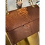 Femalicious collection Like A Snake Crossbody Bag Metallic Koper