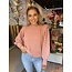 Femalicious collection Padded Soft Sweater Blush