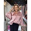 Femalicious collection Simply The Best Satin Blouse Blush Pink