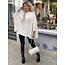 Femalicious collection Buttons Everywhere Sweater Creme