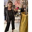Femalicious collection Satin Straight Pantalon Black