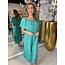 Femalicious collection Choice Is Yours Broderie Dress Turquoise