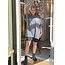 Femalicious collection West Coast Dress Tee Washed Grey