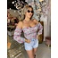 Femalicious collection Flirt With Me Top Pink/Grey