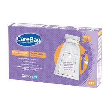 CareBag   Wegwerp urinaal met houder (12 stuks )