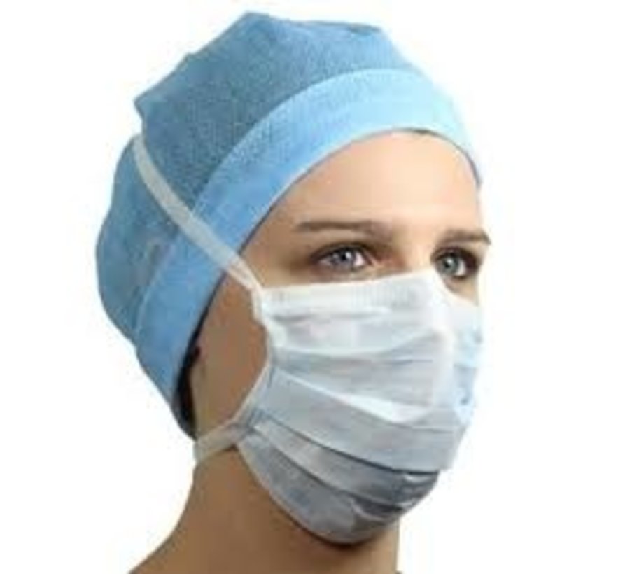 Medicom Safe+Mask Tie-On Type IIR Mondmaskers – Medische Kwaliteit