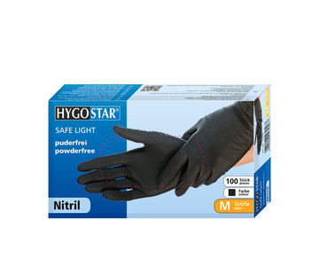 Hygostar Nitril handschoenen poedervrij 100 stuks - zorg& horeca