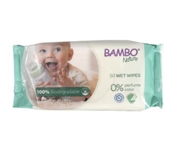 Bambo Nature luiers  Bambo Nature billendoekjes (50 stuks)