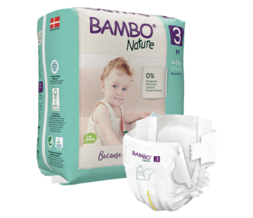 Bambo Nature luiers  Bambo Nature luiers maat 3 M (28 stuks)
