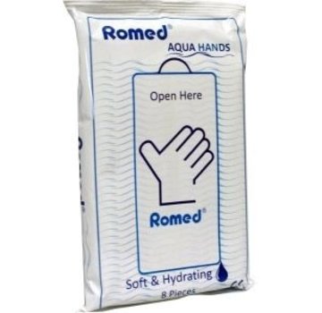 Romed  Vochtige washandjes Romed (8 stuks)