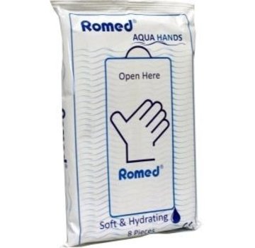 Romed Vochtige washandjes Romed (8 stuks)