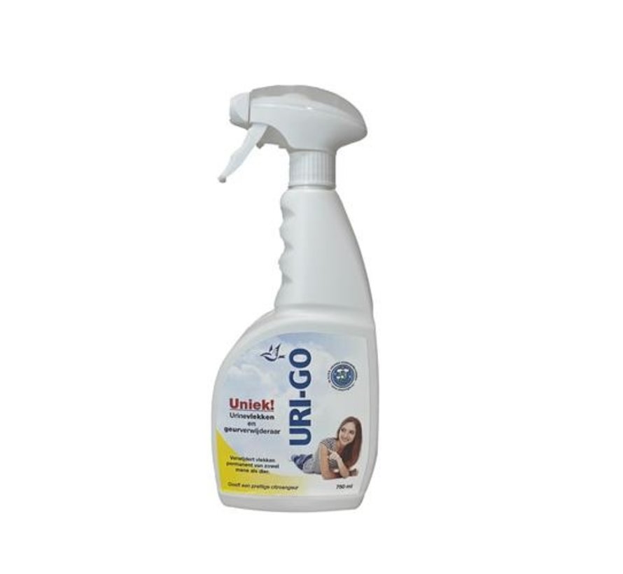Uri-Go  urineverwijderaar voor urinevlekken en urinegeur (750 ml)