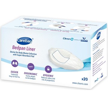 CareBag   Bedpan zakken  Grootverpakking (18 doosjes)