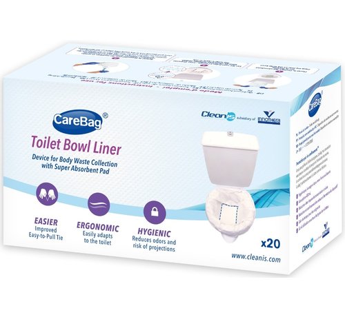 CareBag   Toiletzakken voor toilet – 20 stuks (droogtoilet zakken voor zorg, camper en boot)