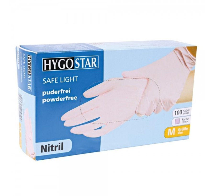 Nitril handschoenen Hygostar poedervrij 100 stuks