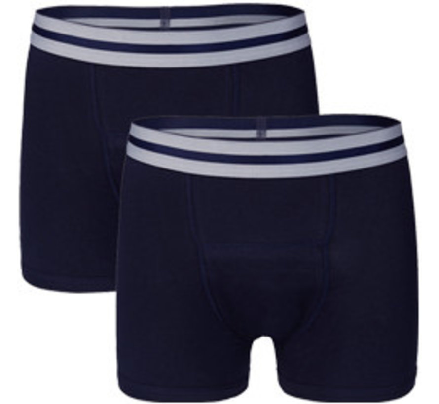 Incontinentie ondergoed voor mannen – set van 2 boxershorts voor dagelijks gebruik bij licht urineverlies