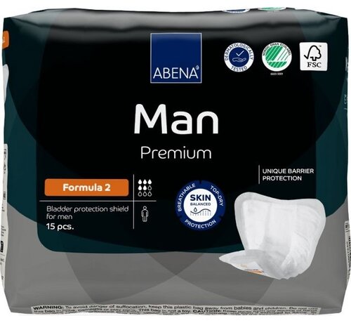 Abena Abena Man Formula 2 inleggers  (15 stuks)