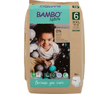 Bambo Nature luiers  Bambo  luierbroekjes maat 6 XXL (18 stuks)