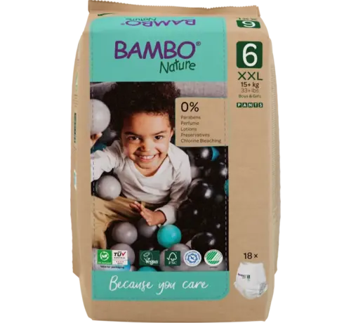 Bambo Nature luiers  Bambo Nature Luierbroekjes maat 6 – duurzaam, comfortabel & super absorberend