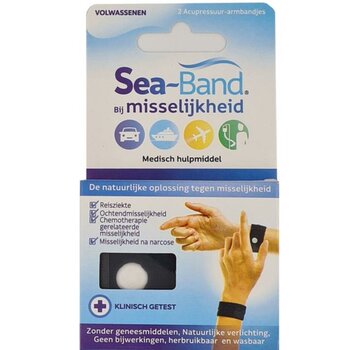 Sea-Band Polsband Sea Band volwassenen  (2 stuks)