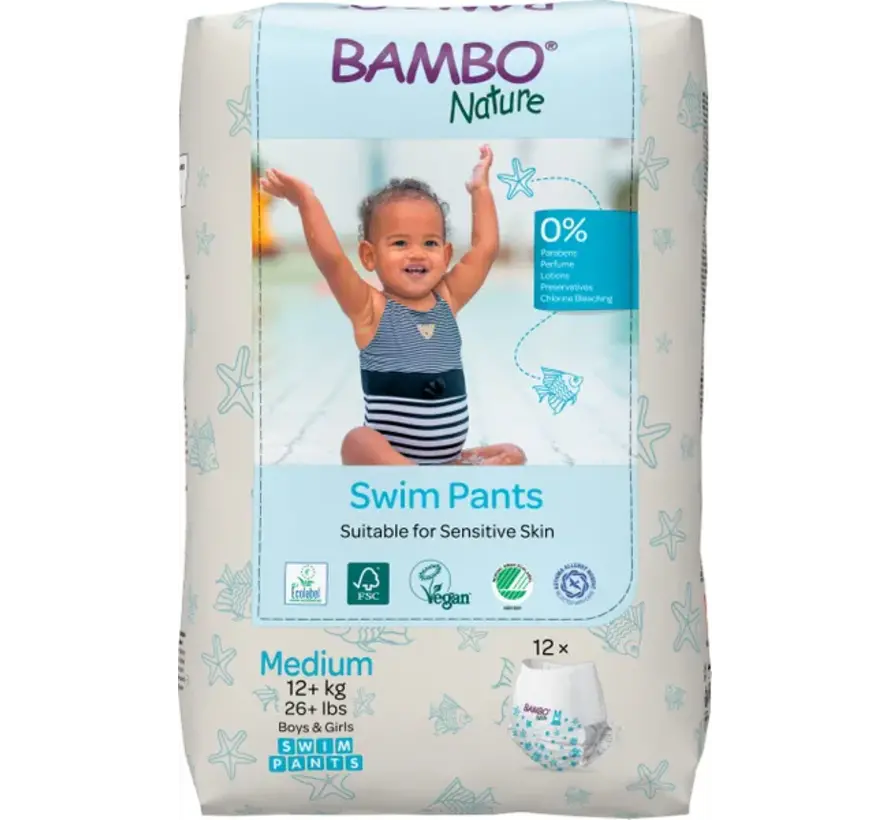 Bambo Nature Zwemluiers – Small & Medium voor waterpret zonder zorgen