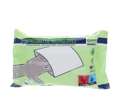 Merbach Vochtige Washandjes – 24 stuks | Ideaal voor zorginstelling & mantelzorg