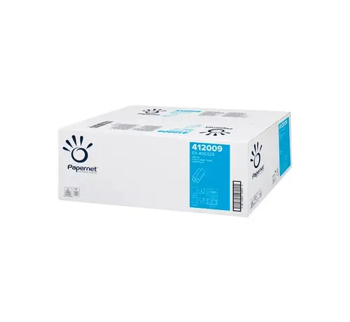 Papernet Handdoek Papernet 412009 Z-gevouwen tissue (20 x 200 stuks)