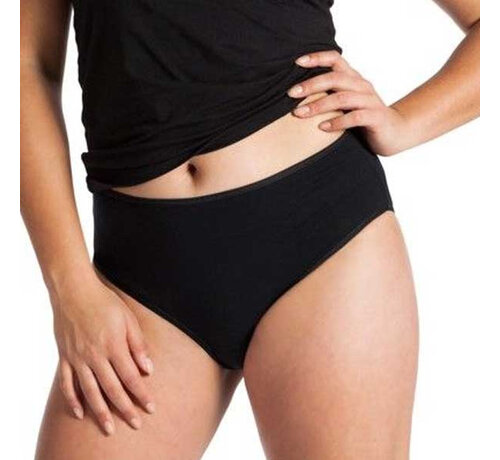 Underwunder Absorberend damesondergoed  Underwunder tailleslip Zwart
