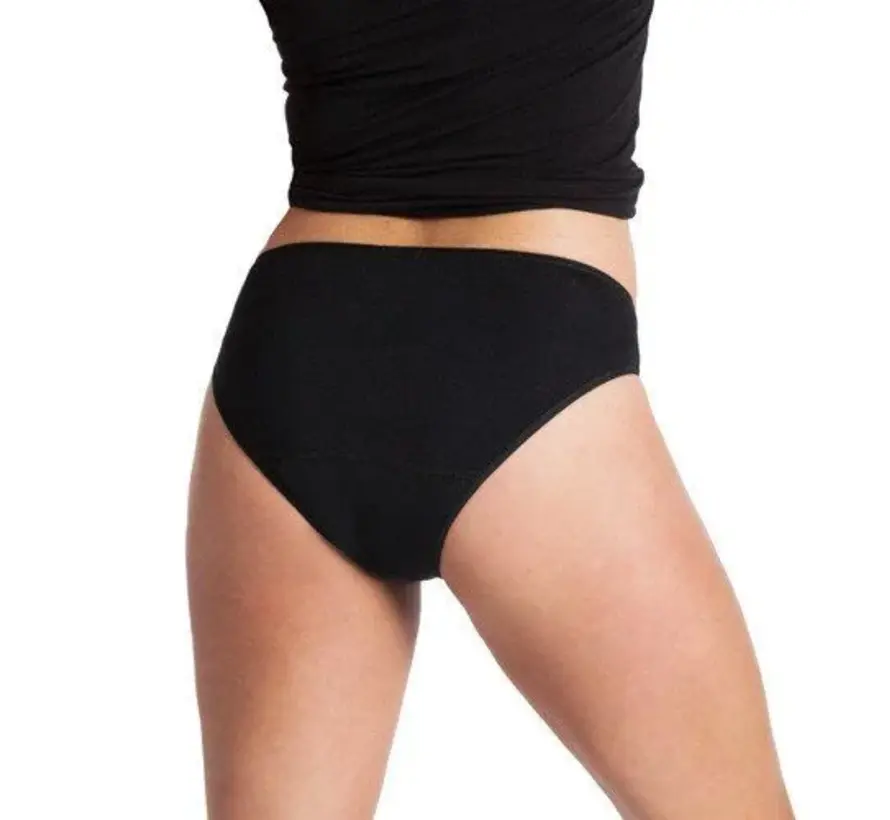 Incontinentie ondergoed dames Underwunder heupslip zwart