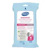 Shampoo washandjes Aqua (12 stuks)