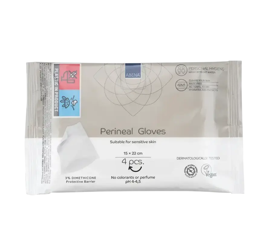 Abena Incontinentiewashandjes 4 stuks