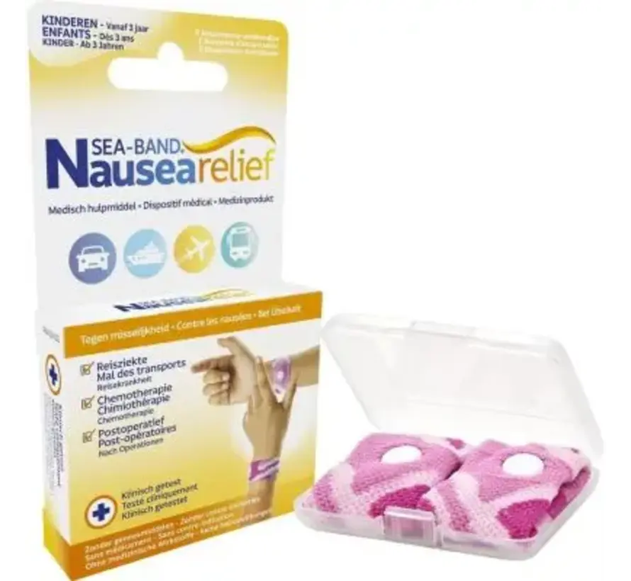 Sea-Band Polsbandjes bij misselijkheid bij kinderen
