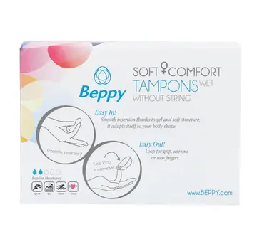 Beppy Tampons Wet (8  stuks)