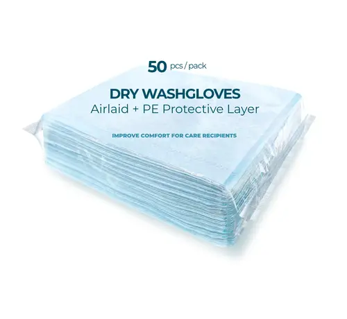 Geplastificeerde wegwerpwashandjes  (50 stuks)