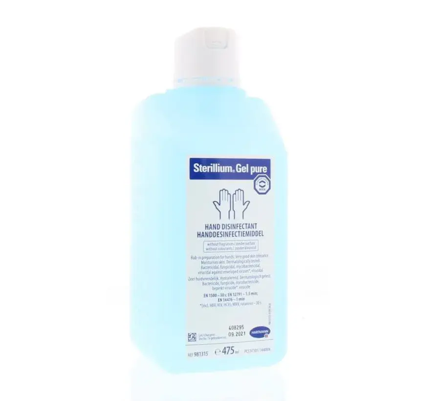 Sterillium Gel Pure Handgel speciaal voor gevoelige huid (475ml)