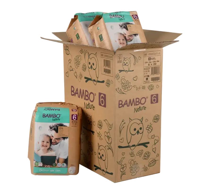 Bambo Nature  Luiers maat  6  XXL voor kindjes vanaf 16 kg