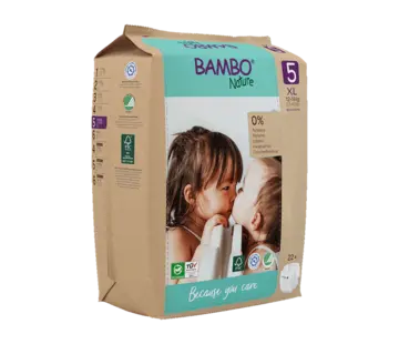 Bambo Nature luiers  Bambo Nature luiers maat 5 XL (22 stuks)