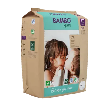 Bambo Nature luiers  Bambo Nature luiers maat 5 XL (22 stuks)