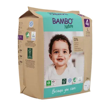 Bambo Nature luiers  Bambo Nature luiers maat 4 L (24 stuks)