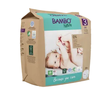 Bambo Nature luiers  Bambo Nature luiers maat 3 M (28 stuks)