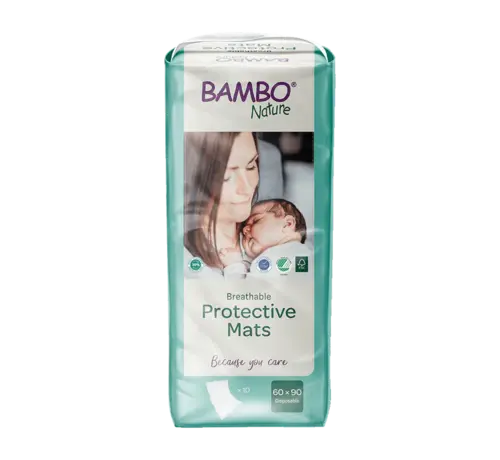 Bambo Nature luiers  Bedmatjes Bambo Nature Protective Bed Mats  (10 stuks)