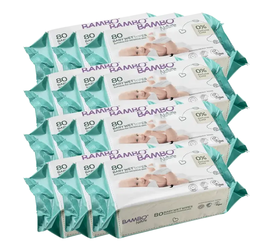 Bambo Nature billendoekjes, huidvriendelijk (80 stuks)