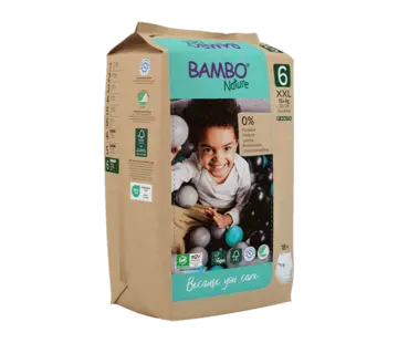Bambo Nature luiers  Bambo  Nature luierbroekjes maat 6 XXL (18 stuks)