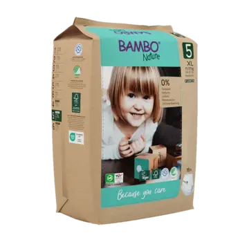 Bambo Nature luiers  Bambo Nature luierbroekjes maat 5 XL (19 stuks)
