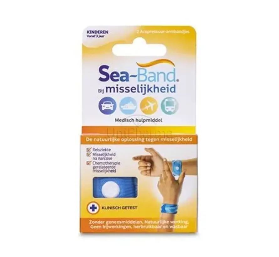 Sea-Band Polsbandjes bij misselijkheid bij kinderen