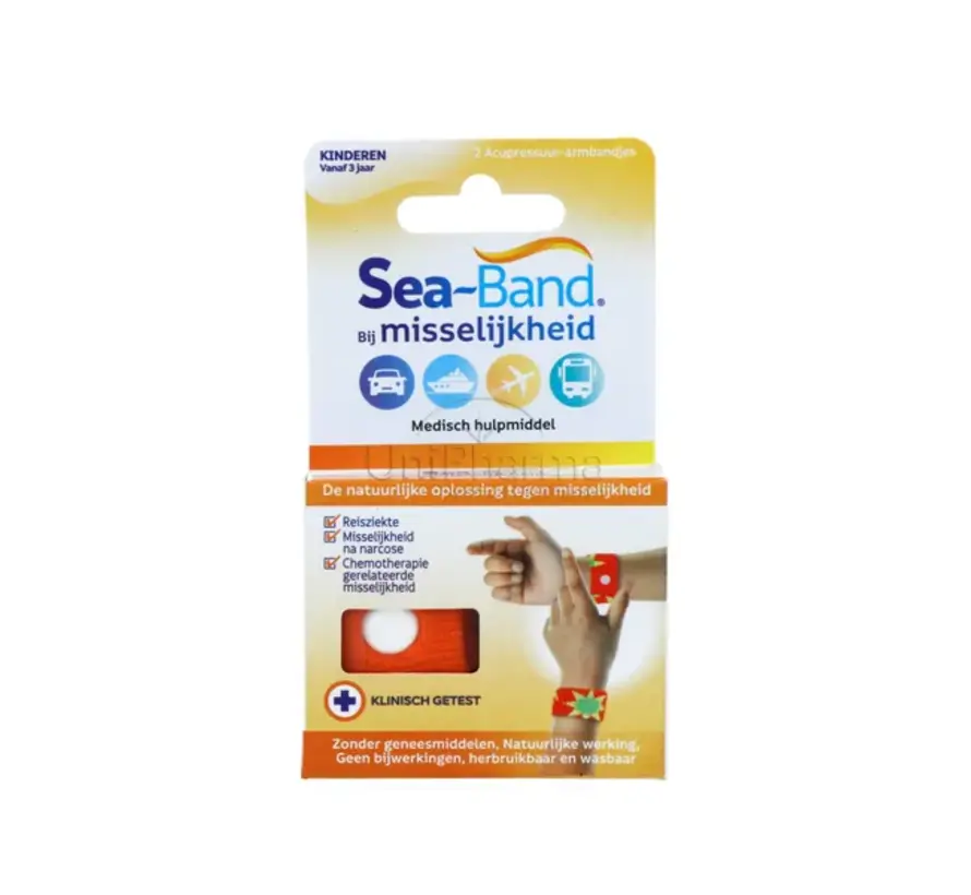 Sea-Band Polsbandjes bij misselijkheid bij kinderen