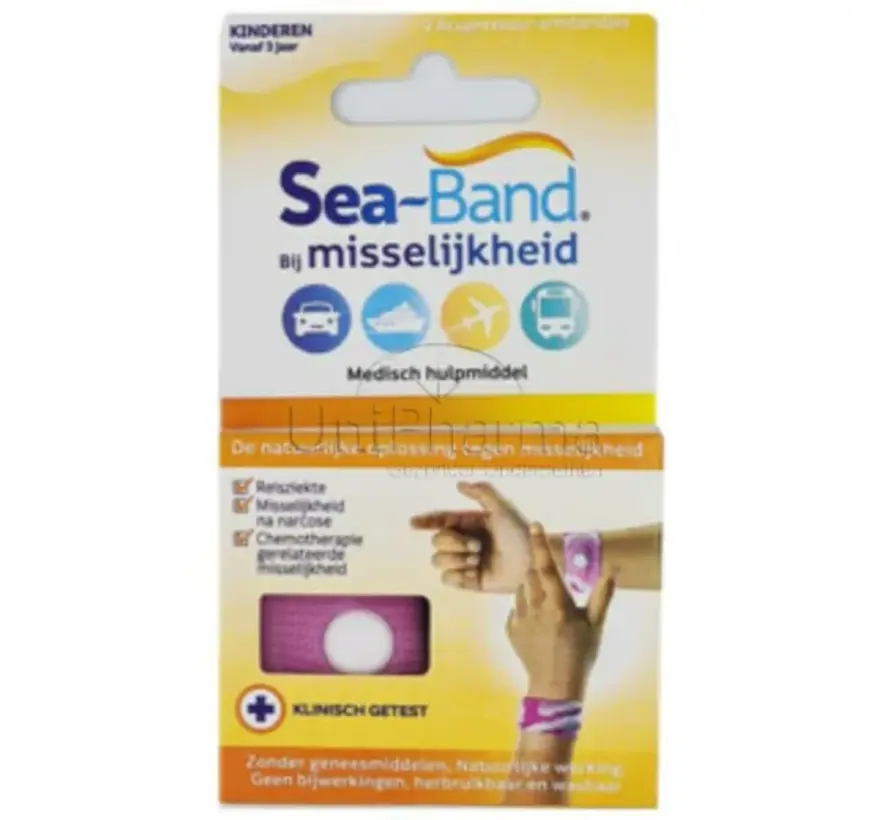 Sea-Band Polsbandjes bij misselijkheid bij kinderen