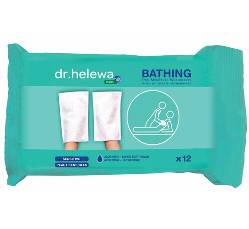 Vochtige washandjes ECO voor de zorg Dr. Helewa
